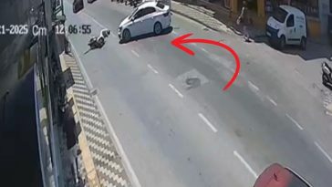 İşte Fethiye’deki Kaza, Akan Trafikte Panik Yapmak Haberi