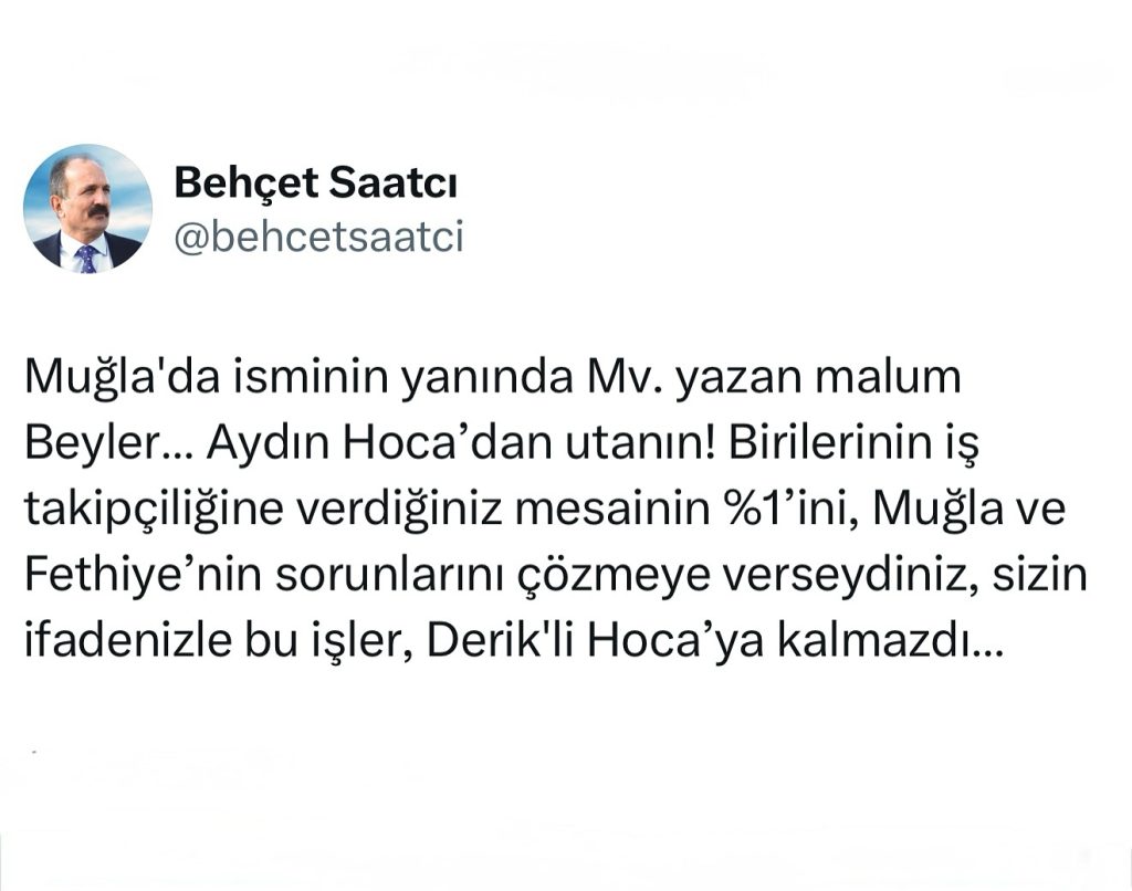 İşte Fethiye’de Siyasi Gerilim Sosyal Medyaya Taşındı Haberi