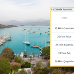 İşte Fethiye Hafta Sonu Hava Tahmini Planlarınızı Şekillendirin haberi