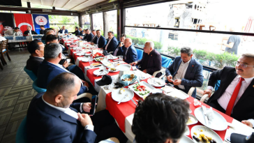 İşte Fethiye Protokolü Muhtarlarla Kahvaltıda Bir Araya Geldi haberi