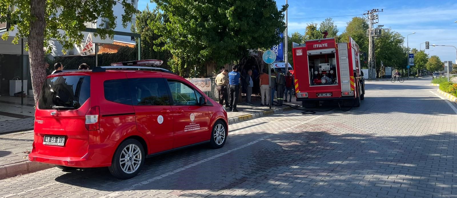 İşte Fethiye’de Bir İşletmede Yangın Çıktı 1 Yaralı! haberi