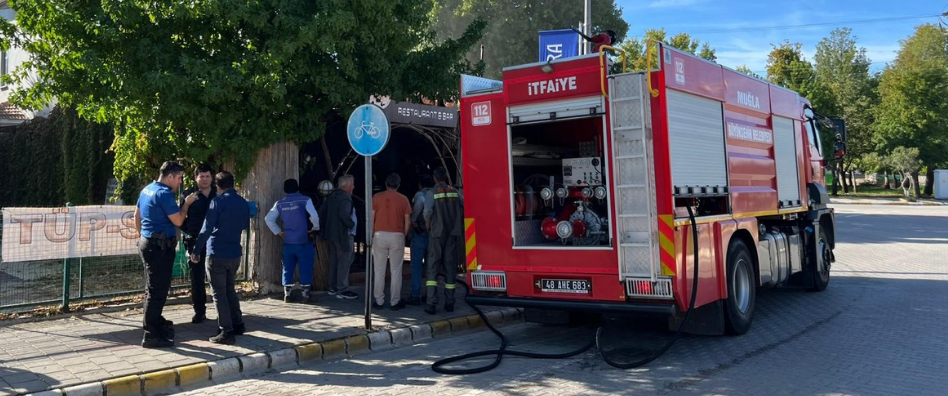 İşte Fethiye’de Bir İşletmede Yangın Çıktı: 1 Yaralı! haberi