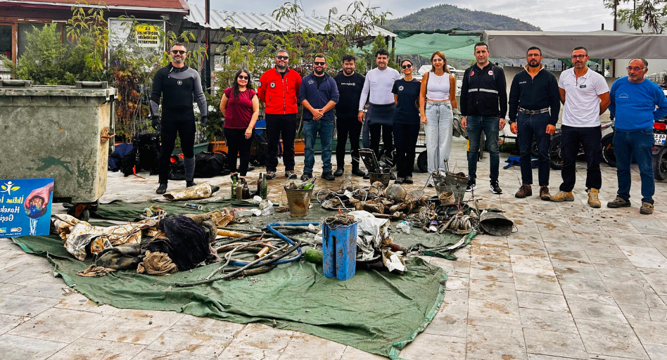 İşte Göcek Deniz Temizliği ile Deniz Ekosistemi Korunuyor haberi