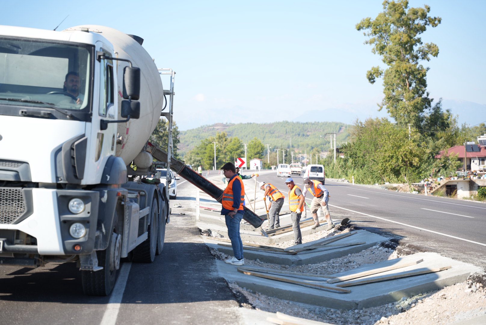 İşte Kalkan Fethiye yol projesi hız kesmeden ilerliyor haberi