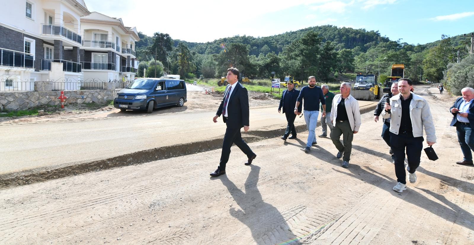 İşte Fethiye Belediye Başkanı Alim Karaca çalışmaları yerinde inceledi haberi