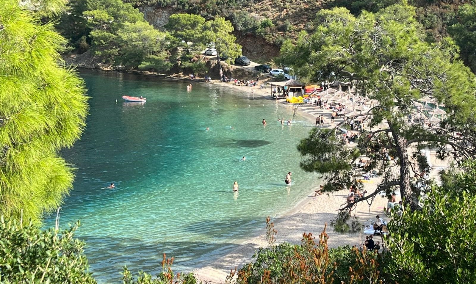 İşte Fethiye Sahillerinde Yazı Aratmayan Manzara! haberi