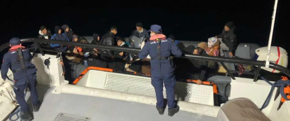 İşte Bodrum Açıklarında 31 Düzensiz Göçmen Kurtarıldı haberi