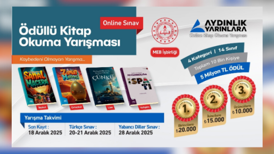 İşte Kitap Okuma Yarışması'nda 5 Milyon TL’lik Ödül Yağmuru! haberi