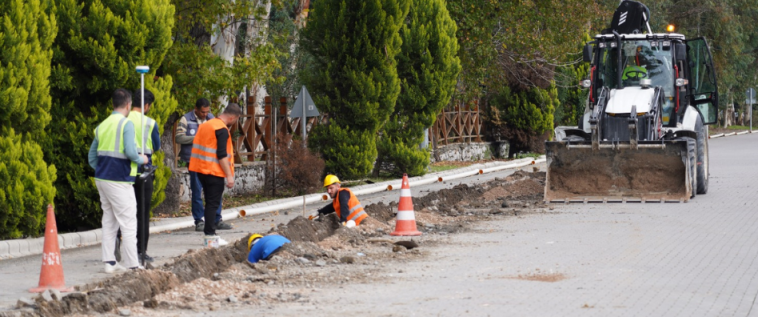 İşte MUSKİ, Köyceğiz Merkezde İçme Suyu Hatlarını Yeniliyor haberi