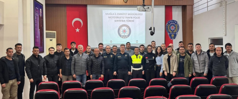 İşte Muğla’da Motosikletli Trafik Polisi Eğitimi Tamamlandı haberi