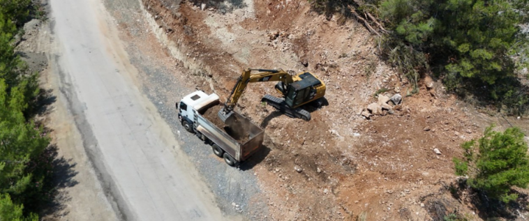 İşte Seydikemer Belediyesi 6 Kilometrelik Yol Çalışmasını Tamamladı haberi