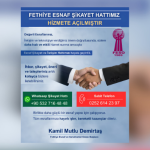 İşte Fethiye Esnaf Şikayet ve İletişim Hattı Hizmete Açıldı haberi
