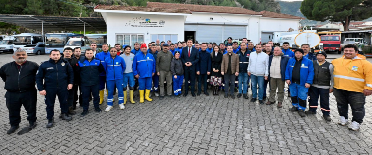 İşte Fethiye Kaymakamı ve Belediye Başkanından Yılbaşı Mesaisi haberi