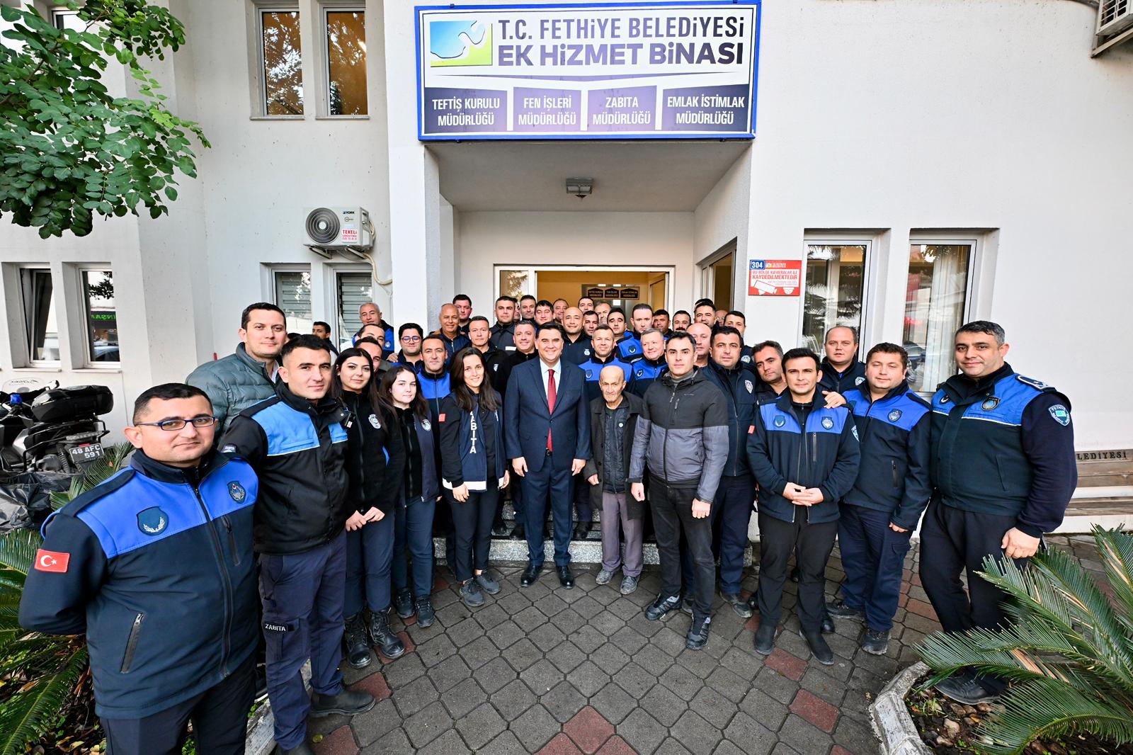 İşte Fethiye Kaymakamı ve Belediye Başkanından Yılbaşı Mesaisi haberi