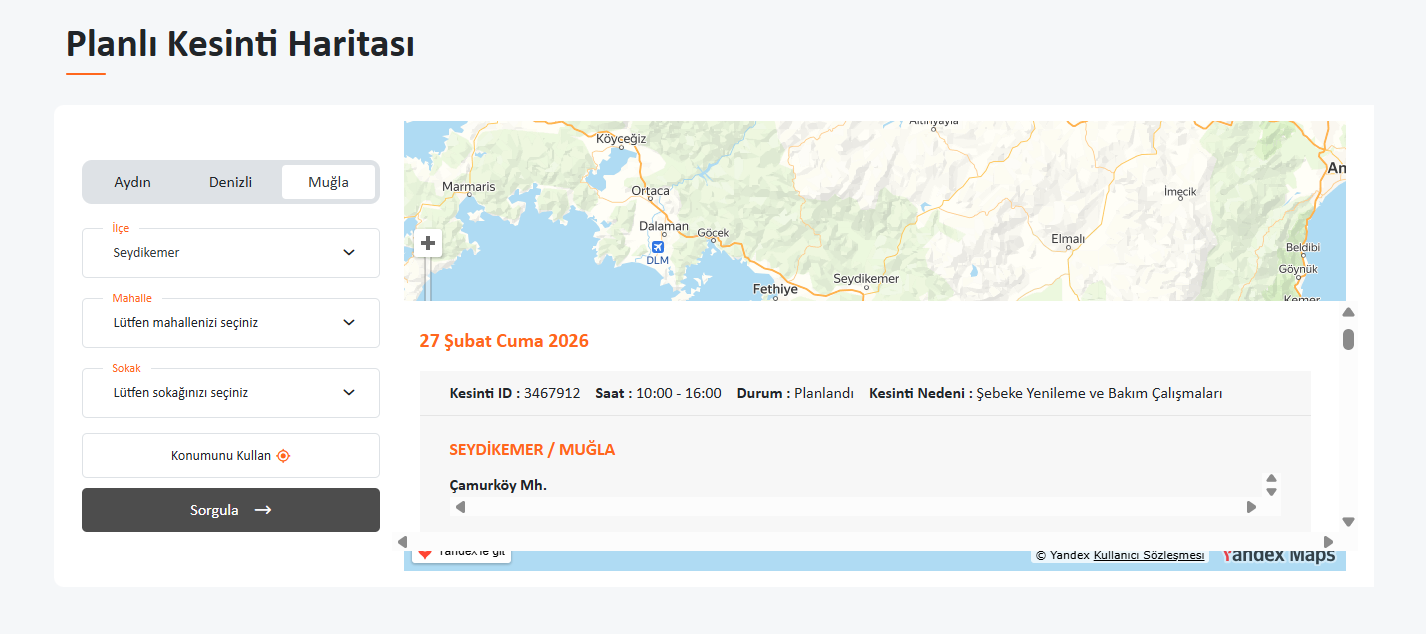 İşte Seydikemer’de Cuma Gününe Dikkat: Kesinti Saatlerce Sürecek haberi