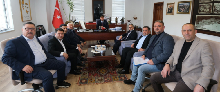 İşte Fethiye Esnaf ve Sanatkarlar Odası’ndan Başkan Karaca’ya Ziyaret haberi
