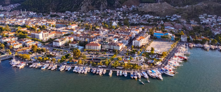 İşte Fethiye'de Yağışlı Hava Etkisini Sürdürüyor haberi