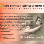 İşte Özel Fethiye Eğitim Kurumları’ndan 1. Sınıf Velilerine Tanıtım Toplantısı Daveti haberi
