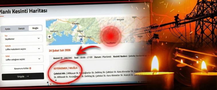 İşte Seydikemer’de 24 Şubat'ta 8 Mahalle Elektriksiz Kalacak haberi