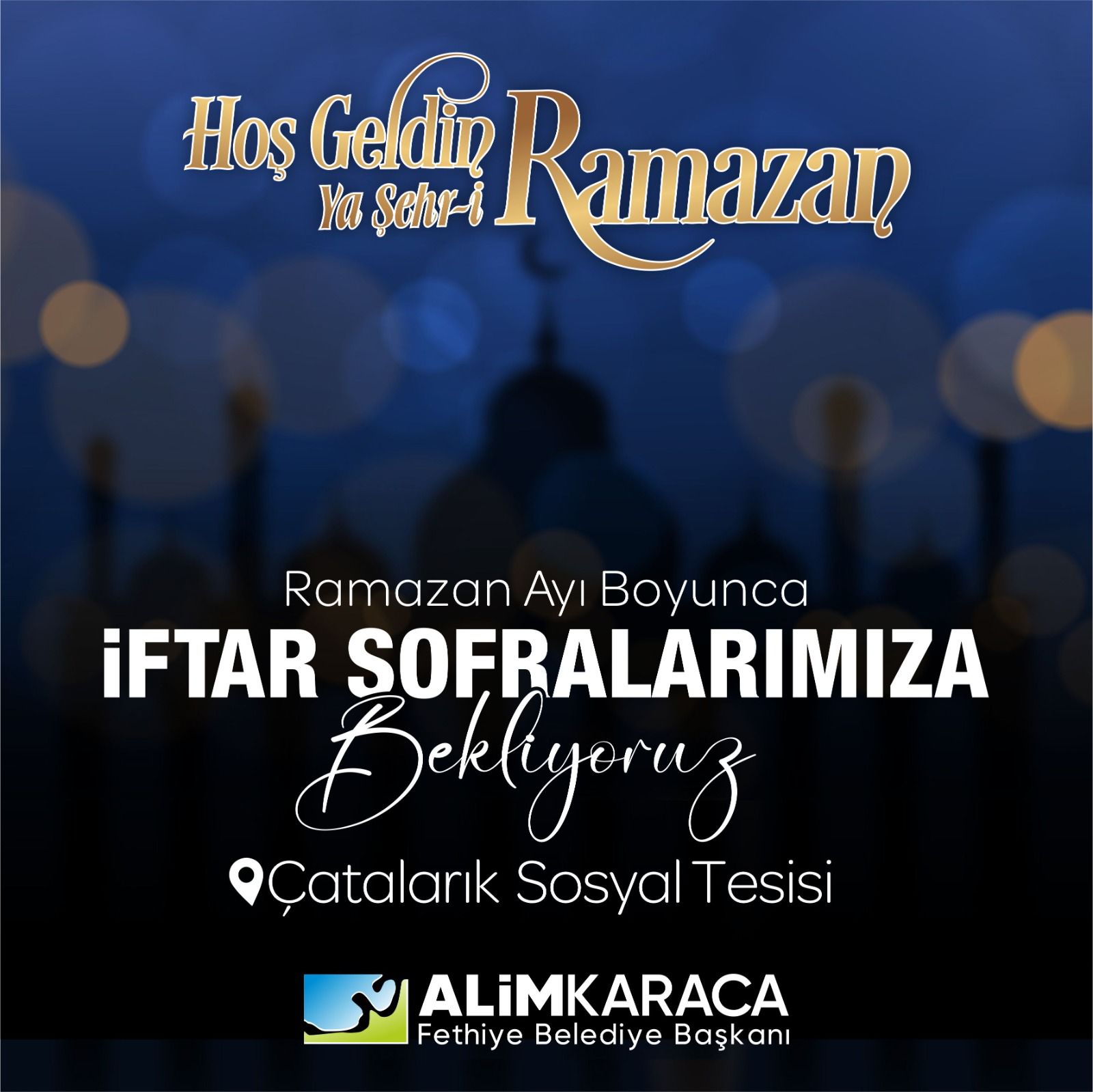 İşte Başkan Karaca Ramazan Ayı Dolayısıyla Mesaj Yayımladı haberi