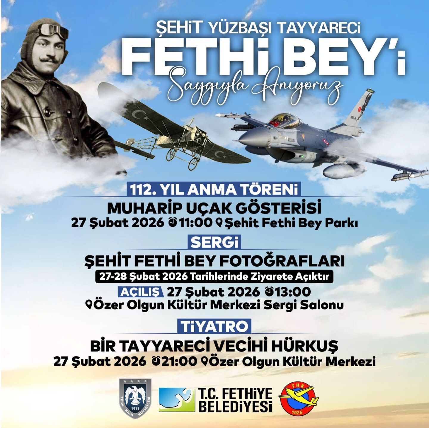İşte Fethi Bey İçin 112. Yıl Anma Programı Düzenlenecek haberi