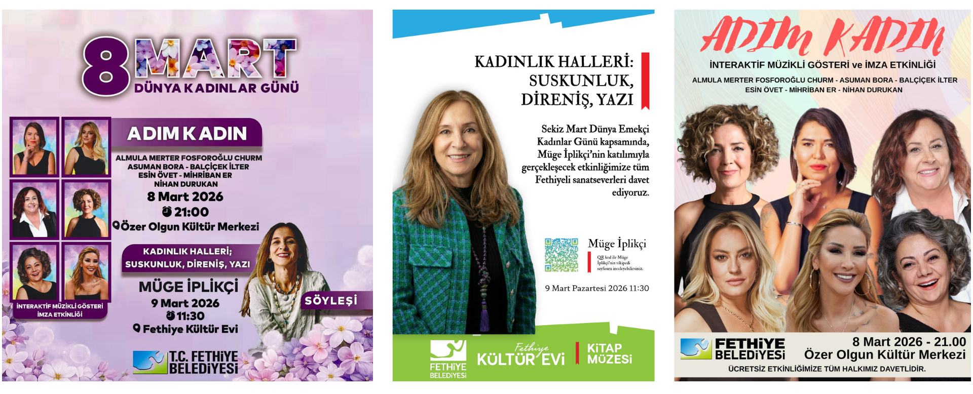 İşte Fethiye’de 8 Mart Etkinlikleriyle Kadın Emeği Parlayacak! haberi