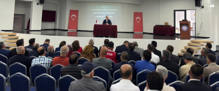 Fethiye’de Muhtarların Talep ve Sorunları Masaya Yatırıldı